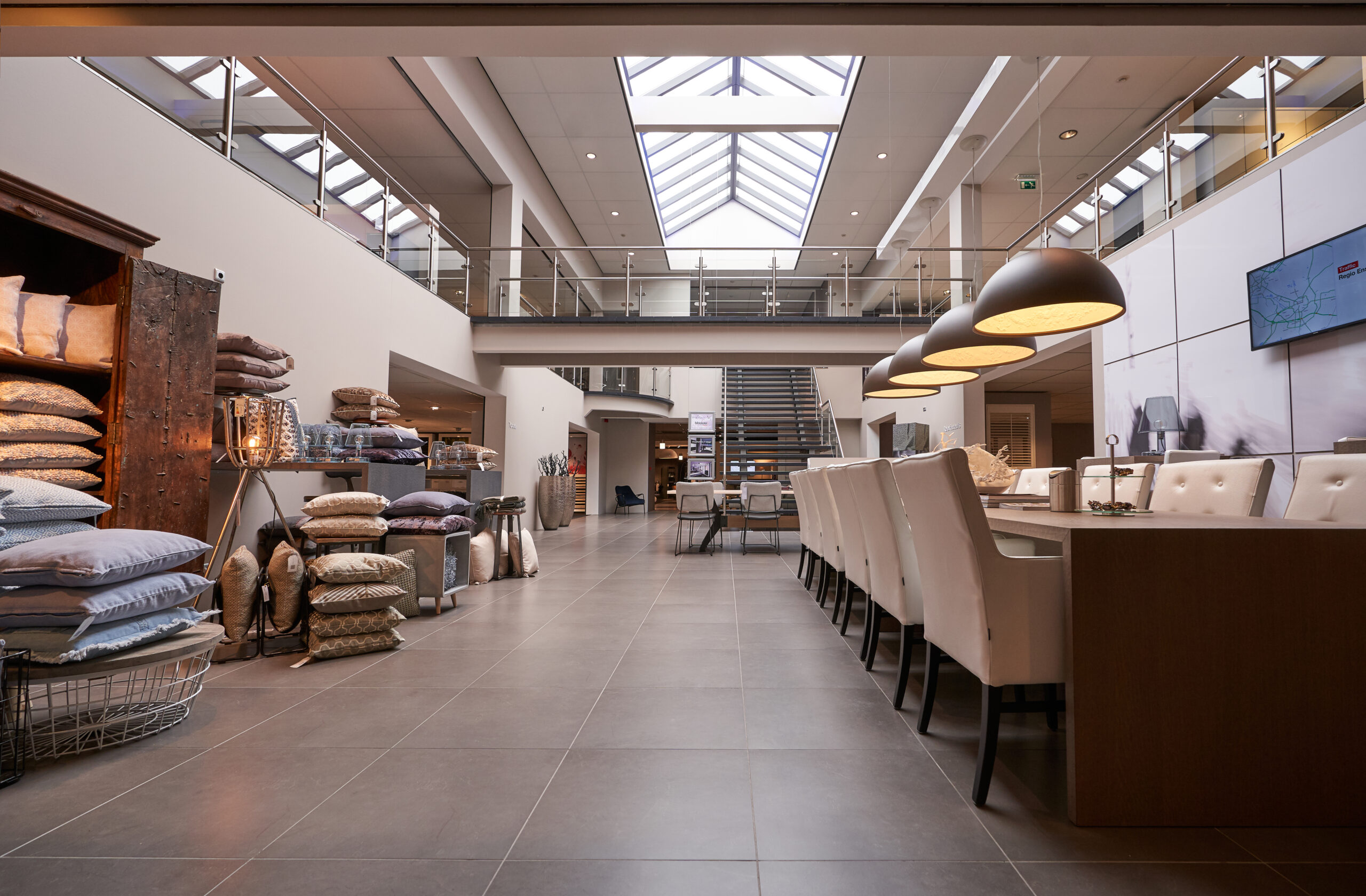 Blaauw Woonidee tapijt